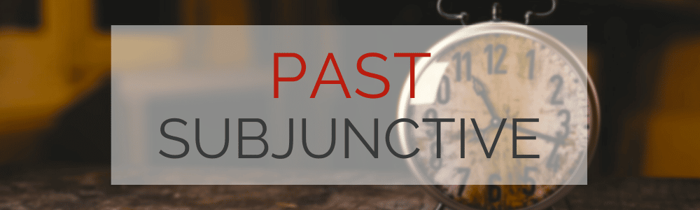 French Past Subjunctive (Passé du Subjonctif)