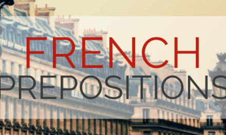French Prepositions