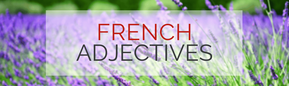 How to Use French Adjectives
