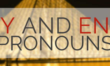 French Y and En Pronouns