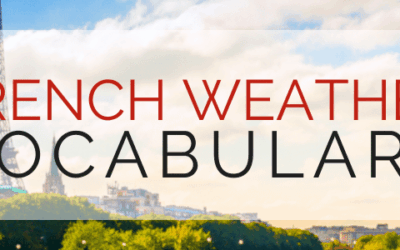 French Weather Vocabulary